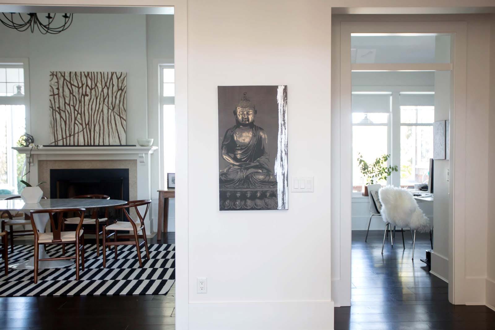 Buddha Painting On Wall The Nest Design Group
