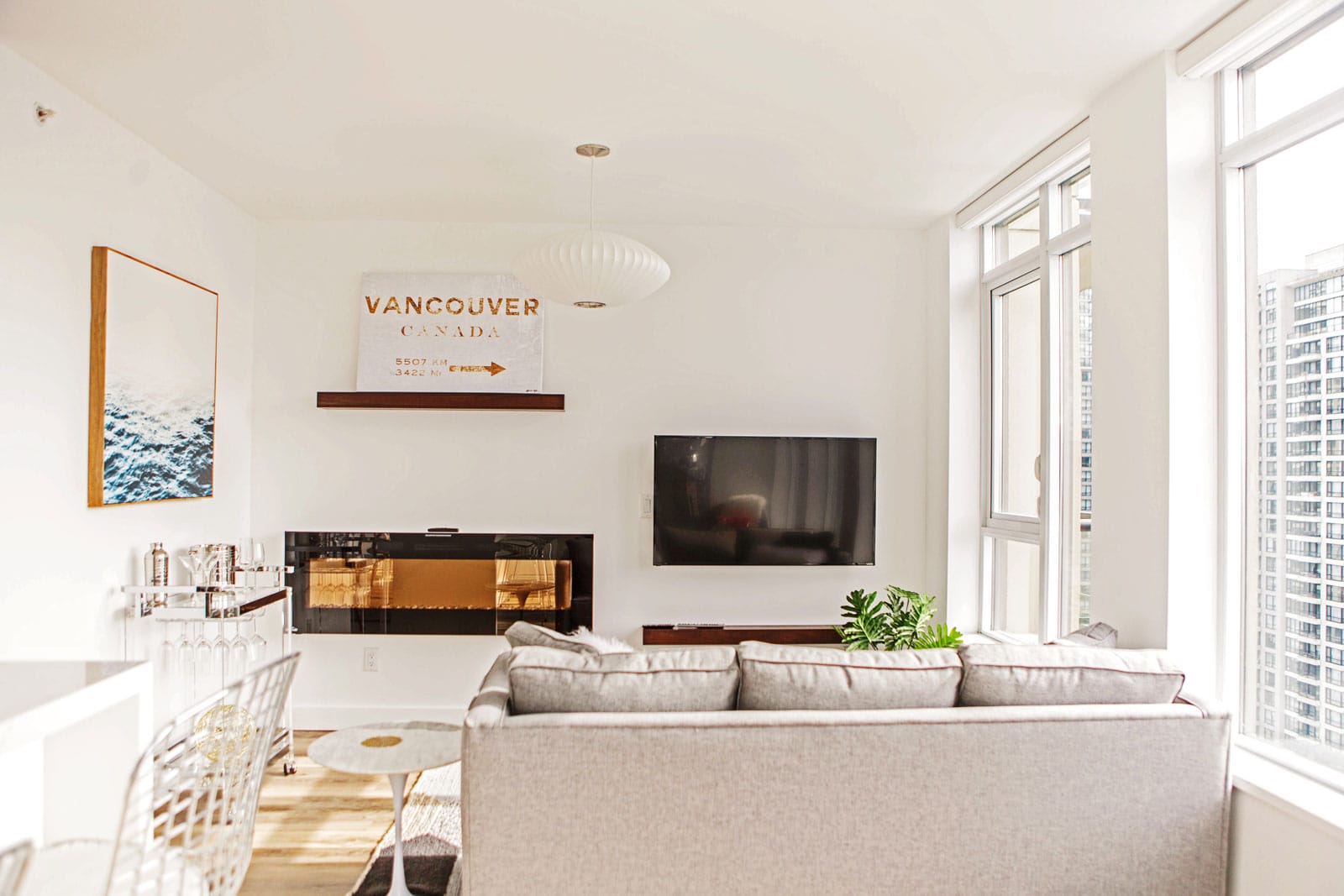 Living room interior design